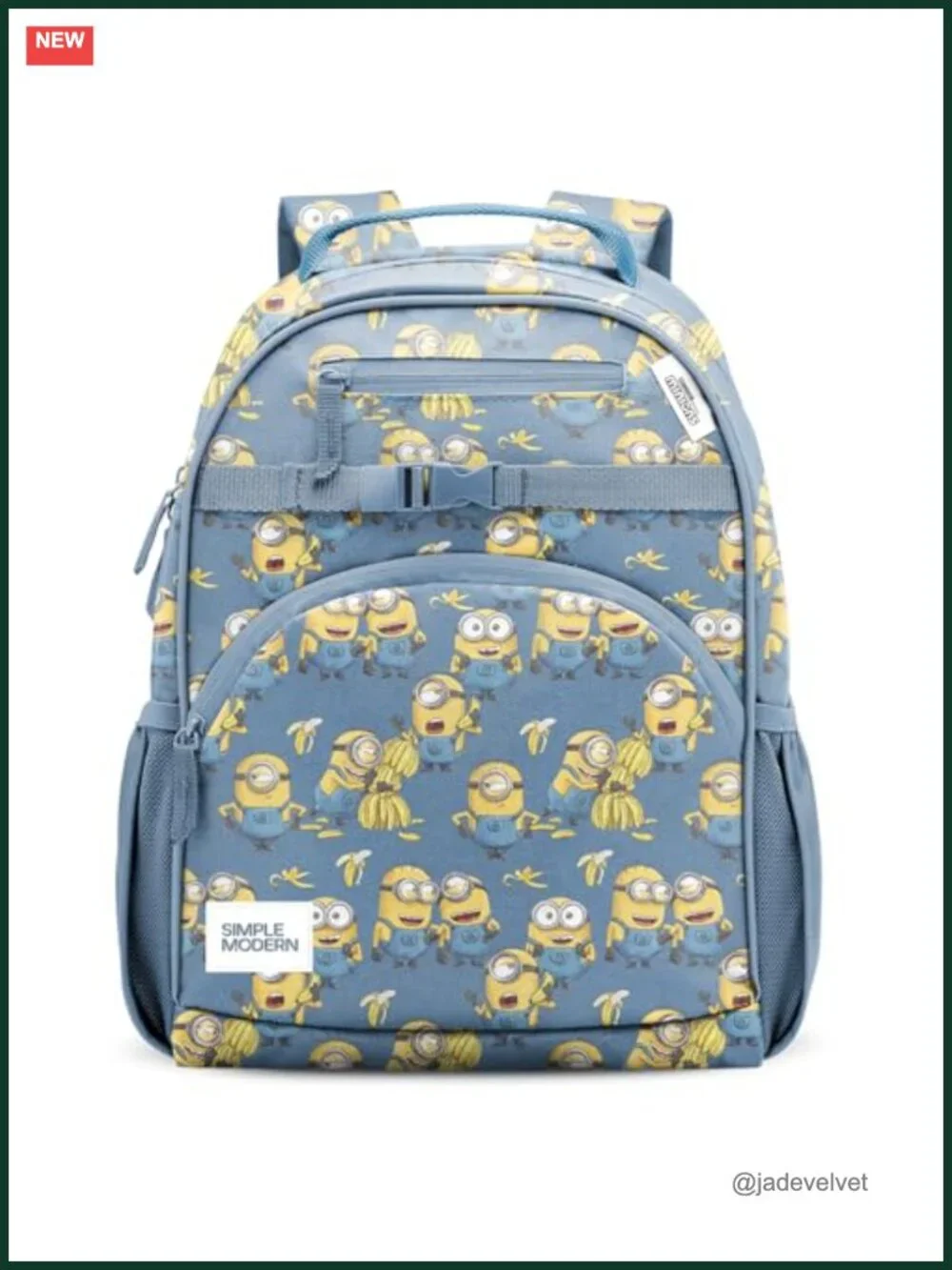 Kids Backpack 18L Despicable Me Minions Fletcher School Bookbag